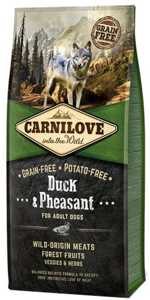 ⁨Carnilove Dog Duck & Pheasant Adult - kaczka i bażant 12kg⁩ w sklepie Wasserman.eu