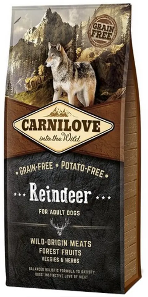 ⁨Carnilove Dog Reindeer Adult - renifer 1,5kg⁩ w sklepie Wasserman.eu