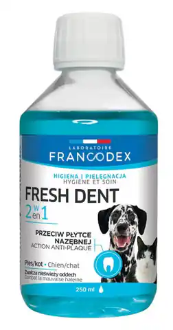 ⁨Francodex Fresh Dent płyn do higieny jamy ustnej 250ml [FR179120]⁩ w sklepie Wasserman.eu