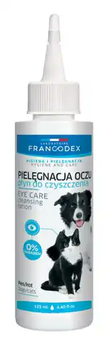 ⁨Francodex Płyn do oczu dla kotów i psów 125ml [FR179135]⁩ w sklepie Wasserman.eu
