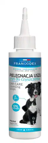 ⁨Francodex Płyn do uszu dla kotów i psów 125ml [FR179134]⁩ w sklepie Wasserman.eu