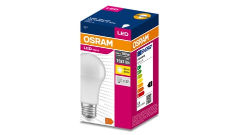 ⁨Żarówka LED VALUE CLASSIC A 100 E27 13W 1521lm 3000K 830 FR non-dim 4058075630215⁩ w sklepie Wasserman.eu