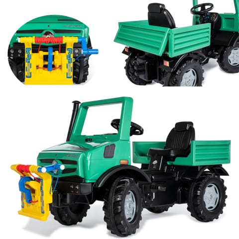 ⁨Rolly Toys RollyUnimog Forst  Mercedes-Benz  Wyciągarka - Ciężarówka Samochód na Pedały⁩ w sklepie Wasserman.eu