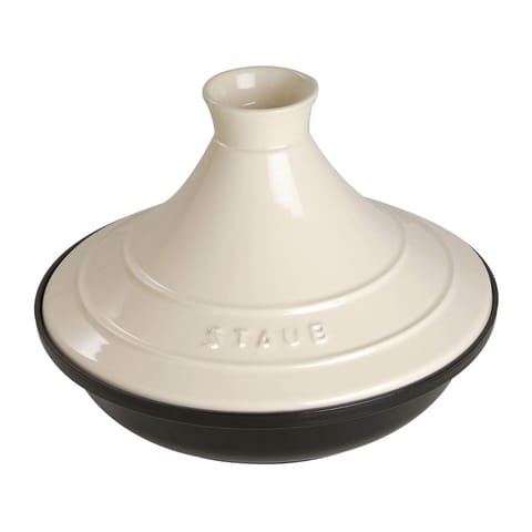 Tajine Staub dish - 28 cm, Beige-black at Wasserman.eu