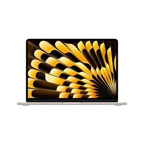 ⁨Apple 13-inch MacBook Air: M3 chip with 8-core CPU and 10-core GPU, 16GB, 512GB SSD Starlight⁩ w sklepie Wasserman.eu