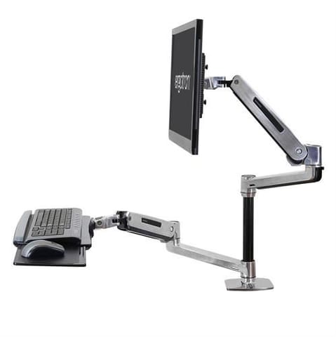 ⁨Uchwyt Ergotron 45-405-026 WORKFIT-LX DESK MOUNT/F/FLAT PANEL DISPLAY KBRD MOUSE⁩ w sklepie Wasserman.eu