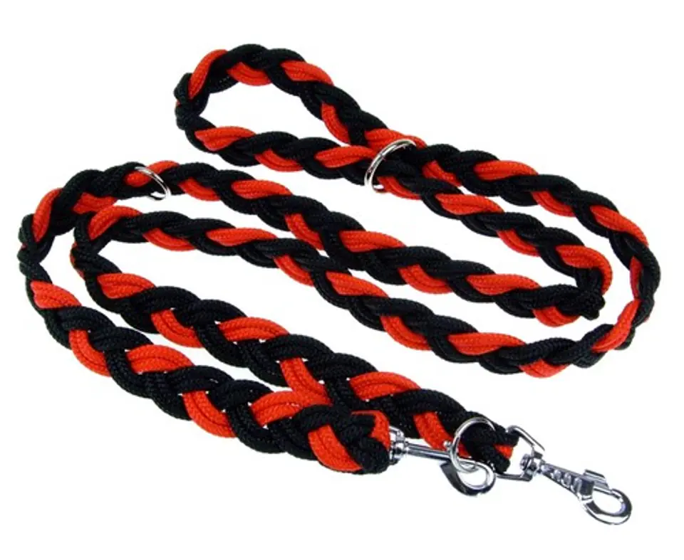 ⁨Champion Lanyard Braided rope adjustable black-red [LSPR (cz/r)]⁩ at Wasserman.eu