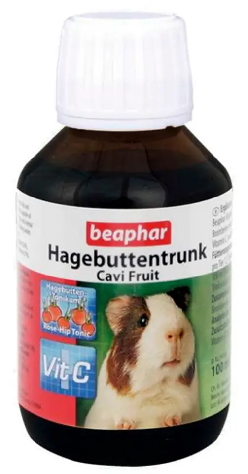 ⁨Beaphar Cavi Fruit Nager - witaminy dla świnki morskiej 100ml⁩ w sklepie Wasserman.eu