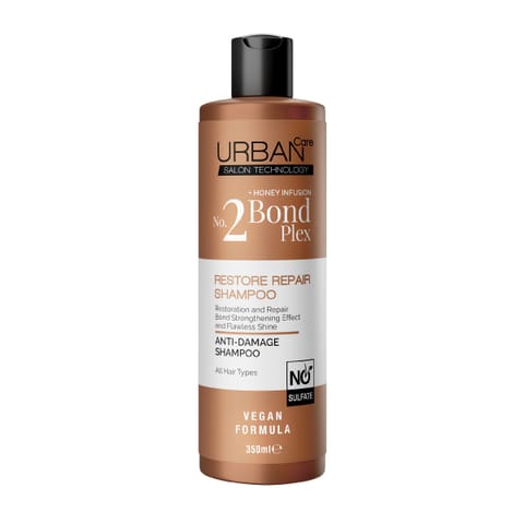 ⁨URBAN HAIR CARE No:2 Bond Plex Restore Szampon naprawczy 350 ml⁩ w sklepie Wasserman.eu