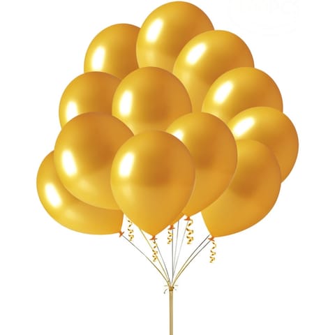 ⁨Balon Złoty metalik 80szt. B101 GO PARTY⁩ w sklepie Wasserman.eu