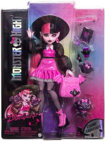 ⁨Monster High Draculaura Lalka podstawowa HRP64⁩ w sklepie Wasserman.eu