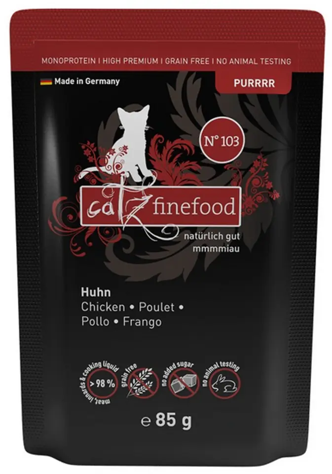 ⁨Catz Finefood Purrrr N.103 Drób saszetka 85g⁩ w sklepie Wasserman.eu