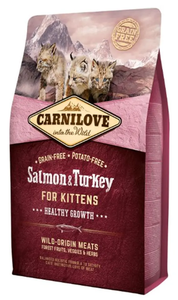 ⁨CARNILOVE CAT SALMON&TURKEY FOR KITTENS 2kg⁩ at Wasserman.eu