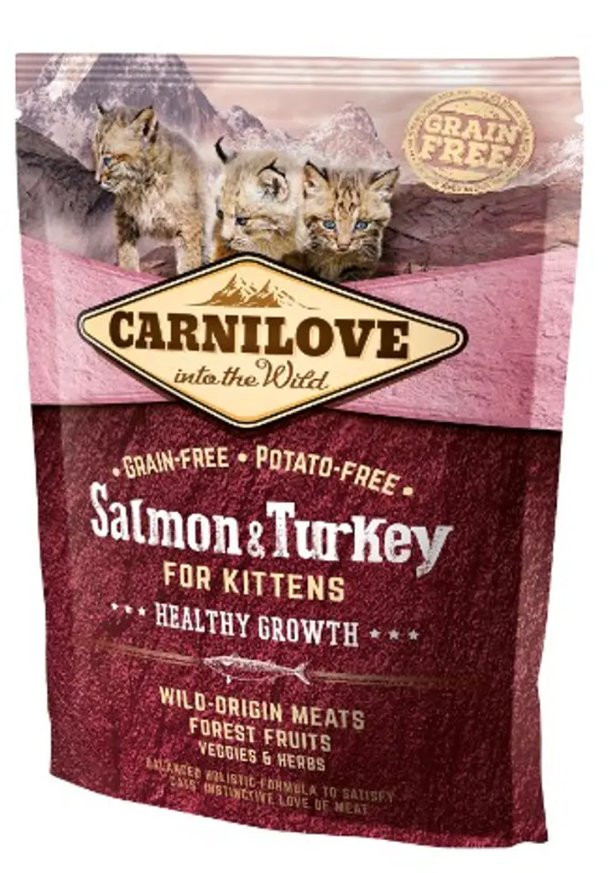 ⁨CARNILOVE CAT SALMON&TURKEY FOR KITTENS 400g⁩ at Wasserman.eu