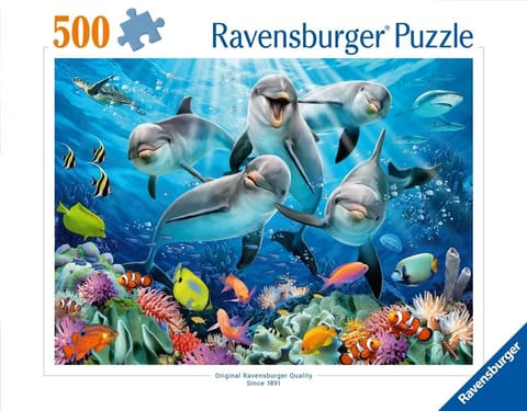 Puzzle 2D 500 Delfiny w sklepie Wasserman.eu