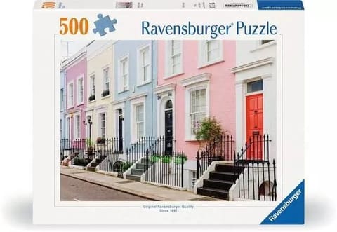 ⁨Puzzle 2D 500 Kolorowe Kamienice Londyn⁩ w sklepie Wasserman.eu