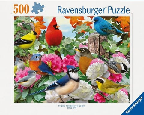 Puzzle 2D 500 Ptaki ogrodowe w sklepie Wasserman.eu