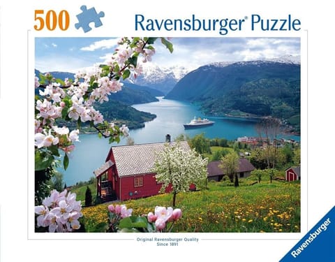 ⁨Puzzle 2D 500 Skandynawska idylla⁩ w sklepie Wasserman.eu