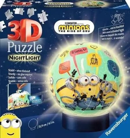 ⁨Puzzle 3D Świecąca kula: Minionki⁩ w sklepie Wasserman.eu