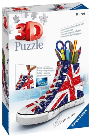 ⁨Jigsaw Puzzle 3D British Sneakers⁩ at Wasserman.eu