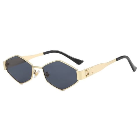 ⁨Okulary przeciwsłoneczne simple GOLD zdobienie OK392⁩ w sklepie Wasserman.eu