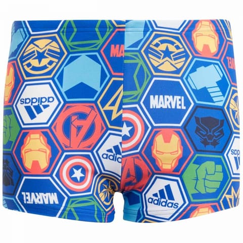 ⁨Kąpielówki adidas x Marvel's Avengers Jr (kolor Wielokolorowy, rozmiar 152cm)⁩ w sklepie Wasserman.eu