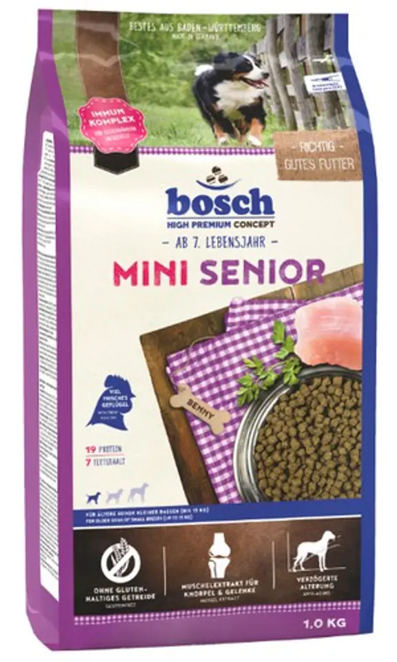 ⁨Bosch MINI SENIOR 1  kg⁩ at Wasserman.eu