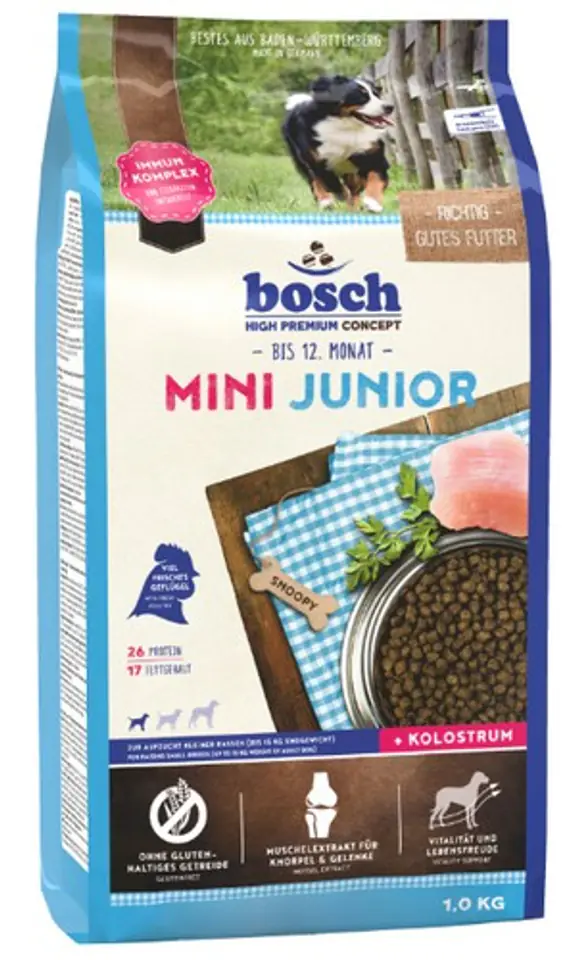 ⁨Bosch MINI JUNIOR Puppy 1 kg⁩ at Wasserman.eu