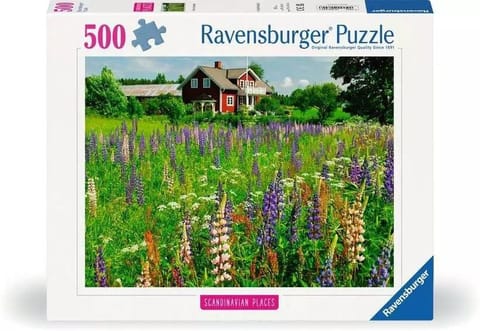 ⁨Puzzle 500 Łąka w Szwecji⁩ w sklepie Wasserman.eu