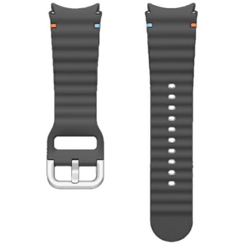 ⁨Pasek Sport Band Samsung ET-SNL30SBEGEU do Watch7 / 6 / 5 / 4 20mm S/M szary/dark gray⁩ w sklepie Wasserman.eu