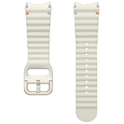 ⁨Pasek Sport Band Samsung ET-SNL30SWEGEU do Watch7 / 6 / 5 / 4 20mm S/M kremowy/cream⁩ w sklepie Wasserman.eu