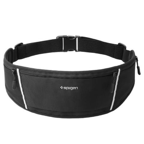 ⁨Spigen Dynamic Shield Waist Bag czarny/ black saszetka biodrowa AMP04618⁩ w sklepie Wasserman.eu