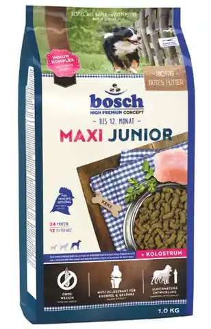 ⁨Bosch Maxi Junior 1kg⁩ w sklepie Wasserman.eu
