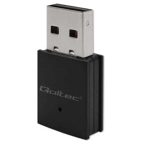Qoltec Bezprzewodowy Ultra szybki mini adapter WiFi | Standard AC | BT 4.0 | USB 2.0 | 600Mbps w sklepie Wasserman.eu