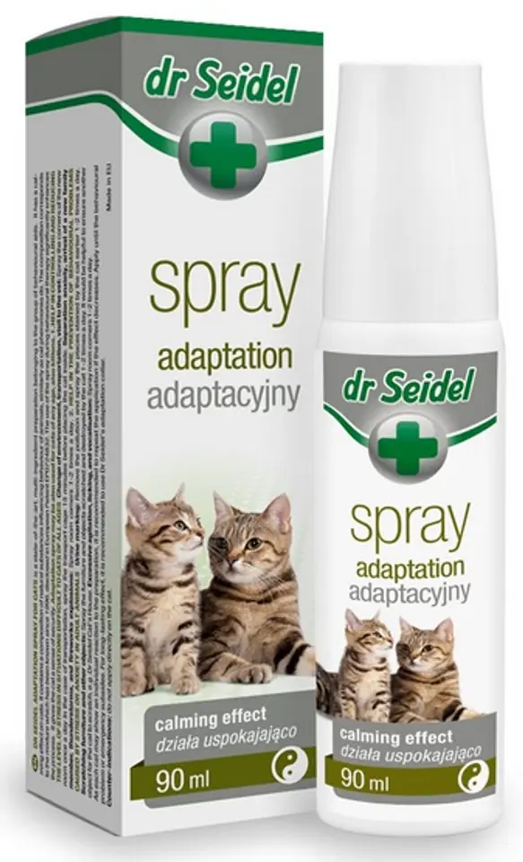 ⁨Dr Seidel Spray adaptacyjny dla kotów 90ml⁩ w sklepie Wasserman.eu