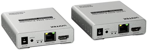⁨Unitek V1164A Ekstender HDMI 2.0 4K przez Ethernet do 60m⁩ w sklepie Wasserman.eu