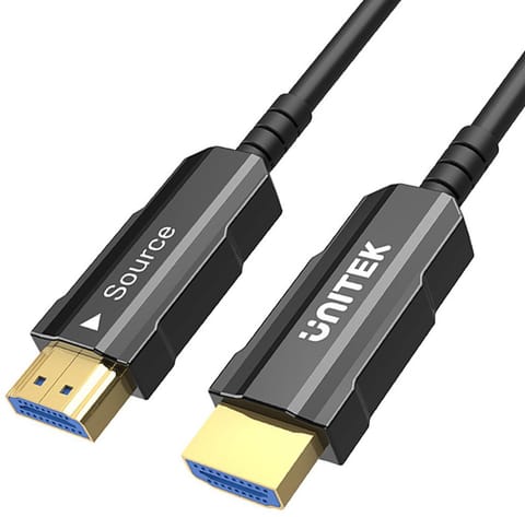 ⁨Unitek C11072BK-30M Kabel optyczny HDMI 2.0 AOC 4K 60Hz 30 m⁩ w sklepie Wasserman.eu