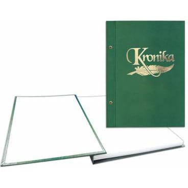 ⁨Kronika 310x420mm pionowa zielony złocony 319-079 WARTA⁩ w sklepie Wasserman.eu