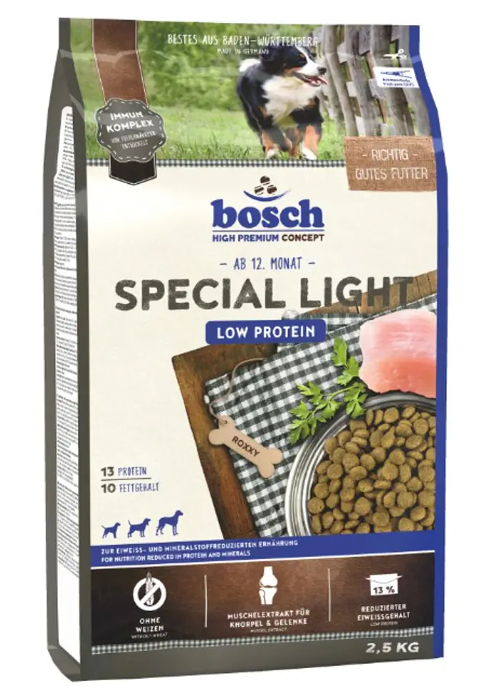 ⁨Bosch Special Light Low Protein 2.5kg⁩ at Wasserman.eu