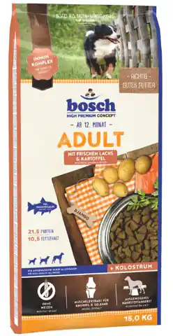⁨Bosch Adult Salmon & Potato 15kg⁩ w sklepie Wasserman.eu