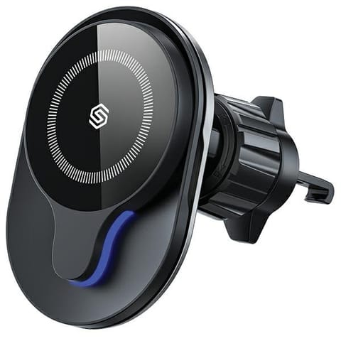 ⁨SODI Rotacyjny uchwyt indukcyjny dokratki wentylacyjnej C50 czarny/black 15 WMagSafe⁩ w sklepie Wasserman.eu