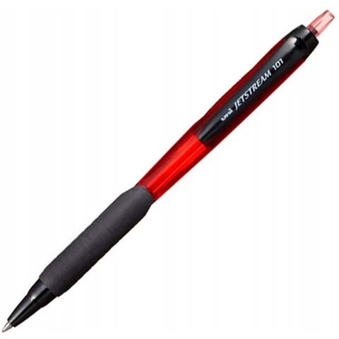 ⁨Długopis UNI SXN-101-05 JETSTREAM czerwony⁩ w sklepie Wasserman.eu