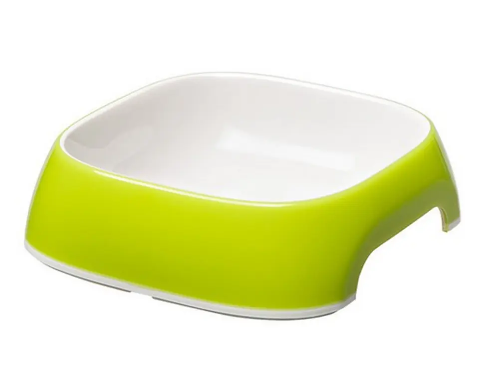 ⁨FERPLAST Glam XS Pet watering bowl, white-green⁩ at Wasserman.eu