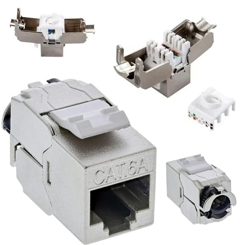 ⁨RJ10 Gniazdo rj45 stp kat.6a              beznarzędziowe⁩ w sklepie Wasserman.eu