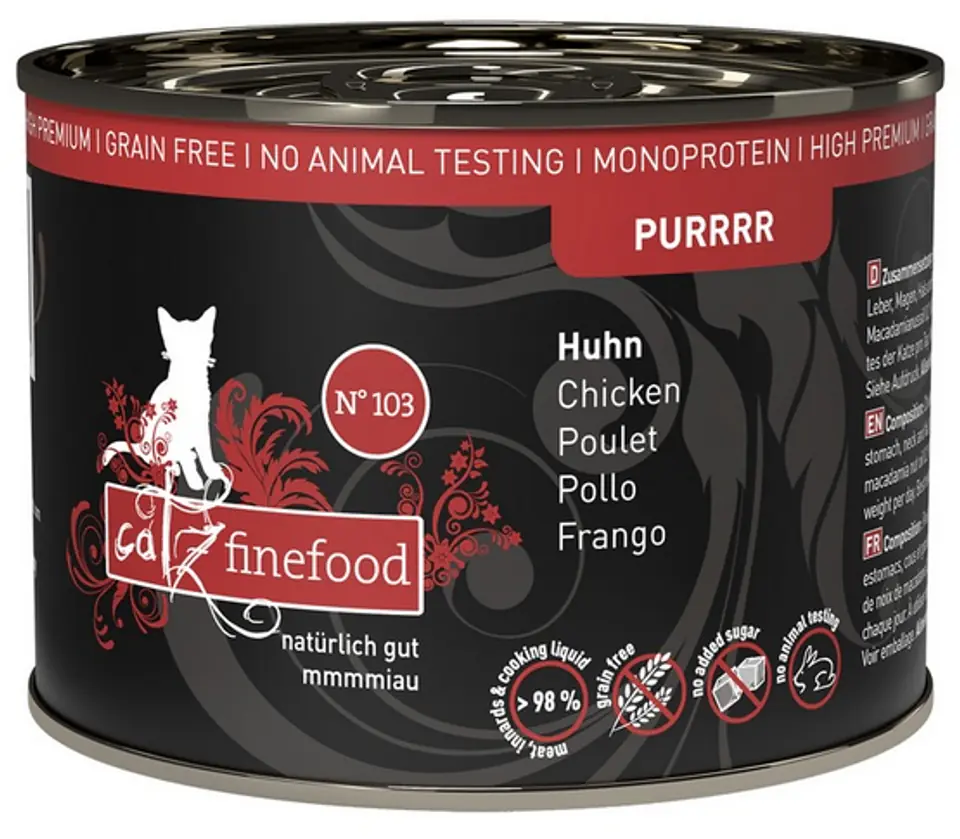 ⁨Catz Finefood Purrrr N.103 Drób puszka 200g⁩ w sklepie Wasserman.eu