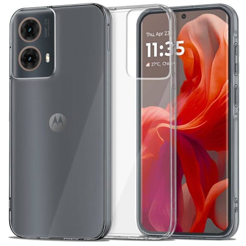 ⁨Etui MOTOROLA MOTO G85 5G Tech-Protect FlexAir Crystal Clear transparentne⁩ w sklepie Wasserman.eu