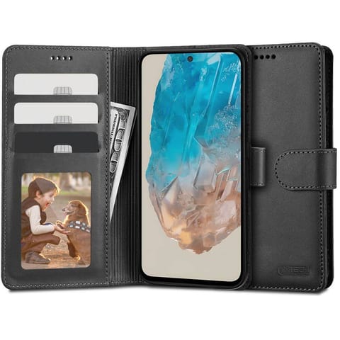 ⁨Etui SAMSUNG GALAXY M35 5G Tech-Protect Wallet czarne⁩ w sklepie Wasserman.eu