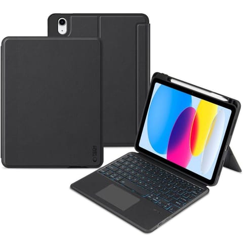 ⁨Etui APPLE IPAD 10.9 (10GEN) Tech-Protect SCMag Pen + Keyboard czarne⁩ w sklepie Wasserman.eu