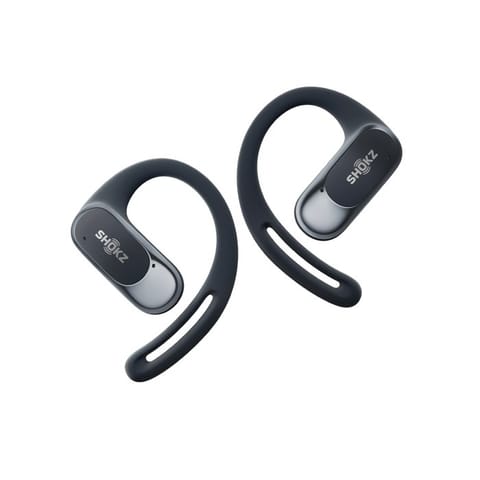 ⁨Słuchawki bezprzewodowe Shokz OpenFit Air Black⁩ w sklepie Wasserman.eu