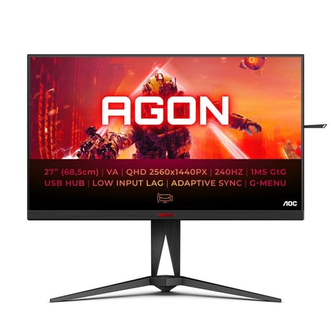 ⁨AG275QZN 27IN 68.58CM VA/2560X1440 0.5 MS MPRT 16.9 BLACK⁩ w sklepie Wasserman.eu